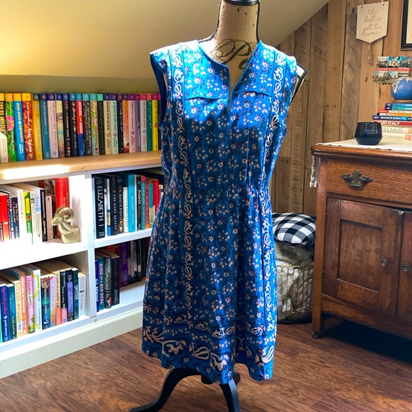 J. Crew Vintage Scarf Dress - Picture 2 of 8